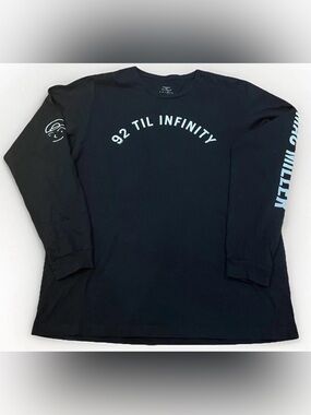 Mac Miller Long Sleeve Shirt Size XL “92 Til Infinity” Black Rap Tee Hip Hop